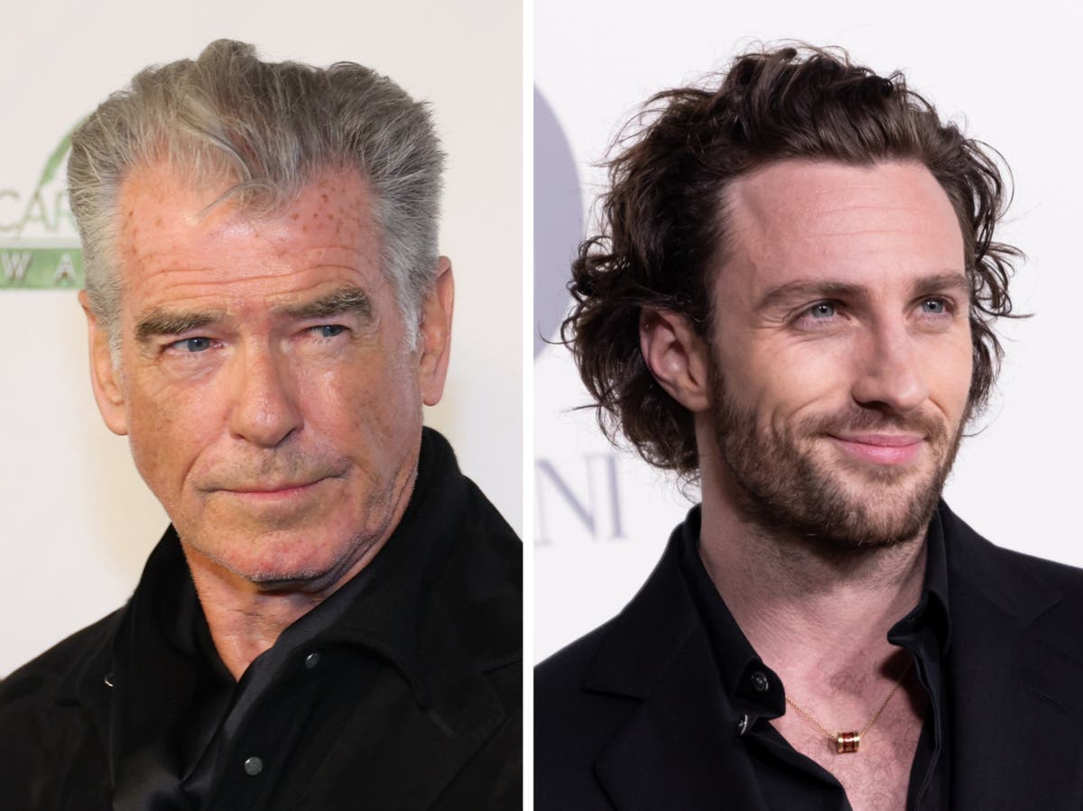 Pierce Brosnan speaks out on claims that Aaron Taylor-Johnson will be ...