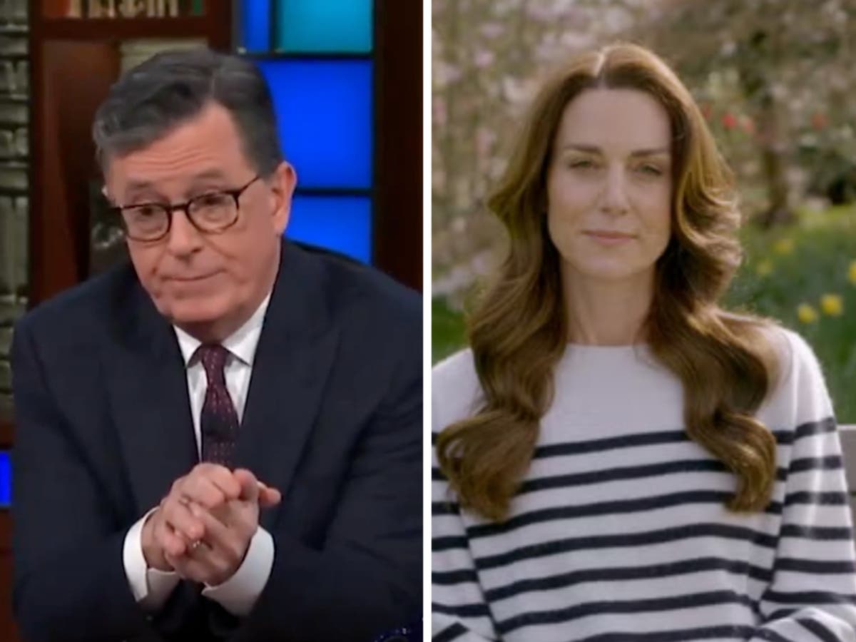 Stephen Colbert expresses his regret for joining in on jokes about Kate Middleton conspiracy theories