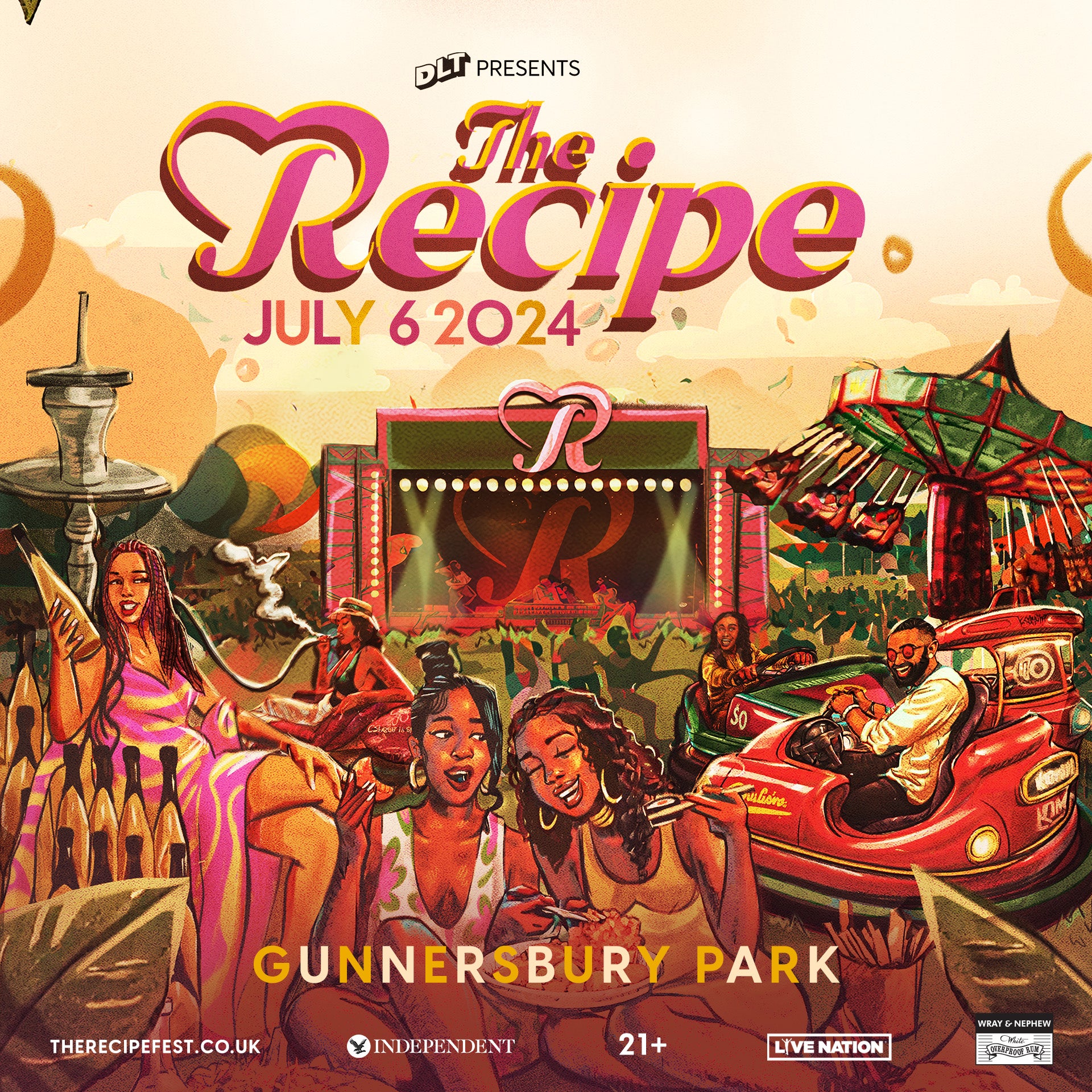 A poster for new London festival The Recipe