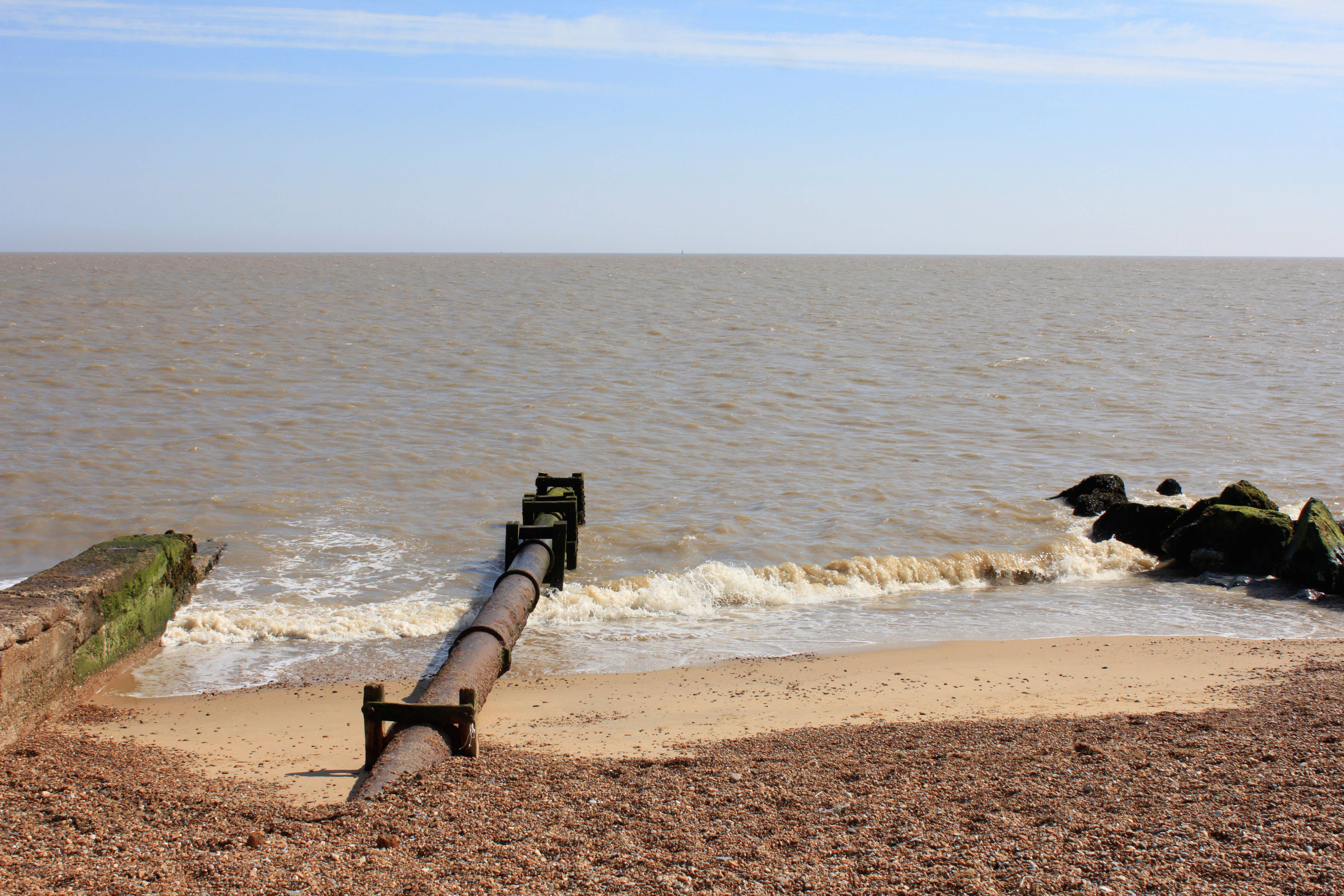 Sewage overflow into the sea (Alamy/PA)