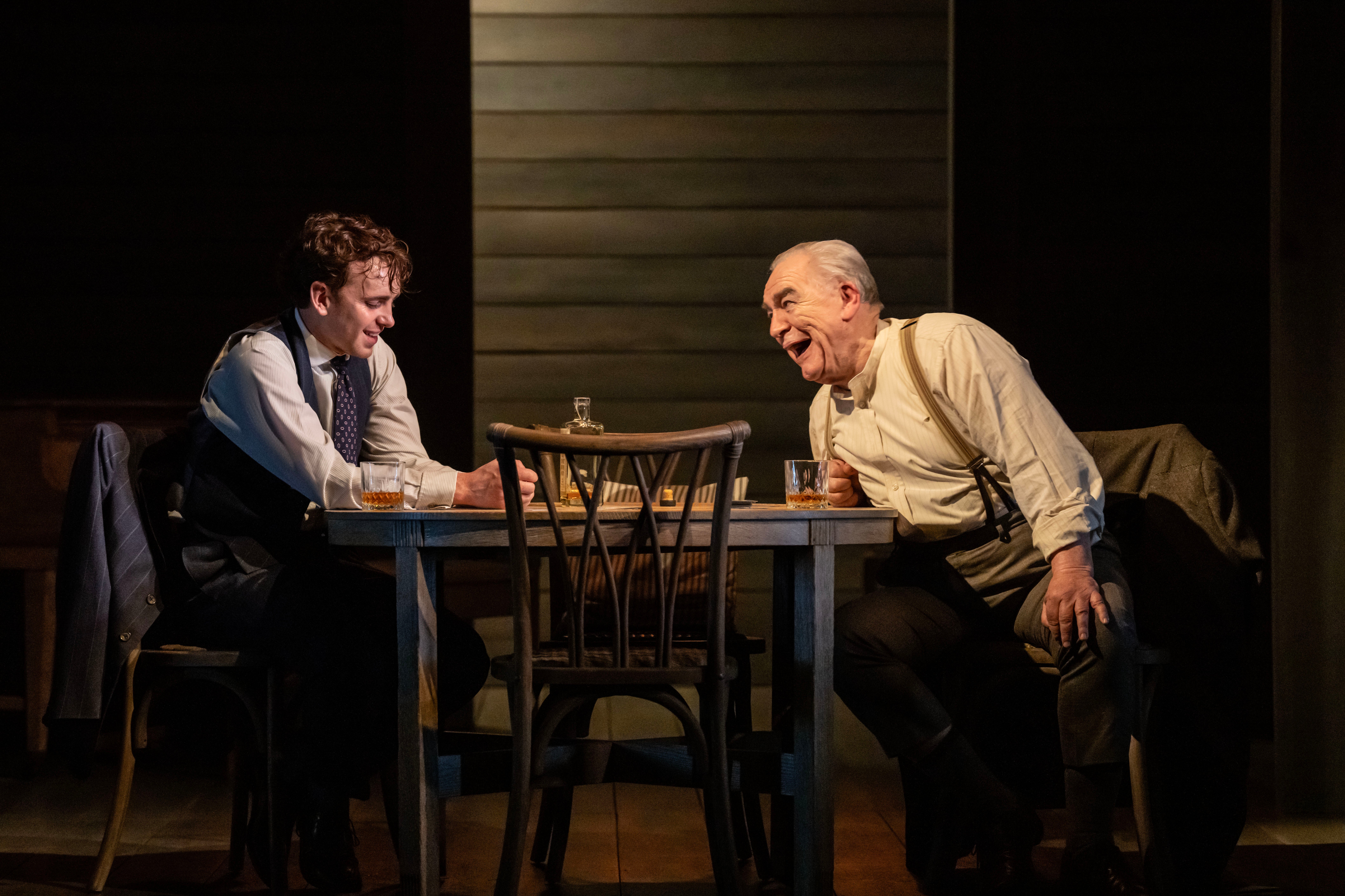 Laurie Kynaston and Cox in Eugene O’Neill’s autobiographical masterpiece ‘Long Day’s Journey into Night’