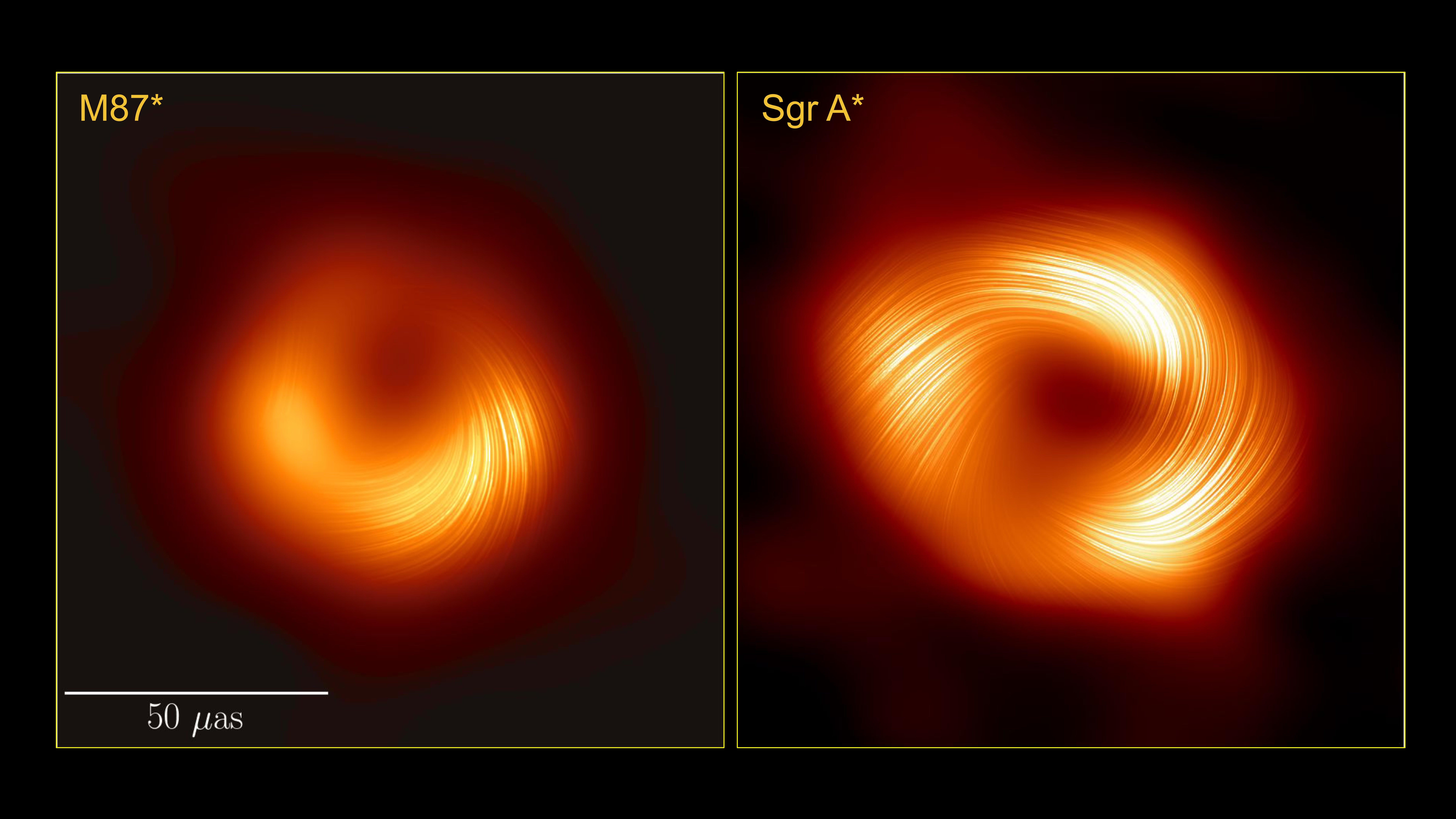 The image was created by the scientists as part of the Event Horizon Telescope collaboration