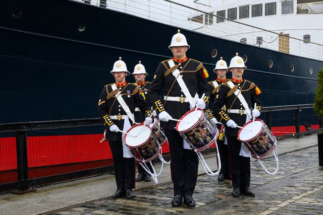 His Majesty’s Royal Marine Band will be among the performers at this year’s Royal Edinburgh Military Tattoo (PA)