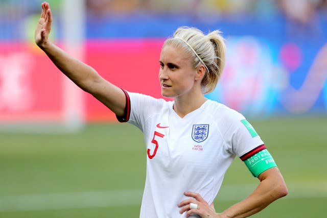 <p>Steph Houghton will retire at the end of the season (Richard Sellers/PA)</p>