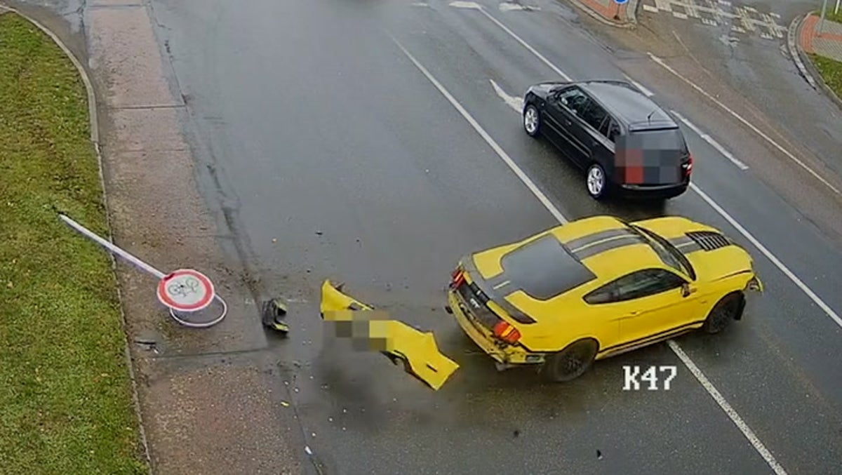 Unlicensed drink-driver crashes Ford Mustang during gifted birthday experience