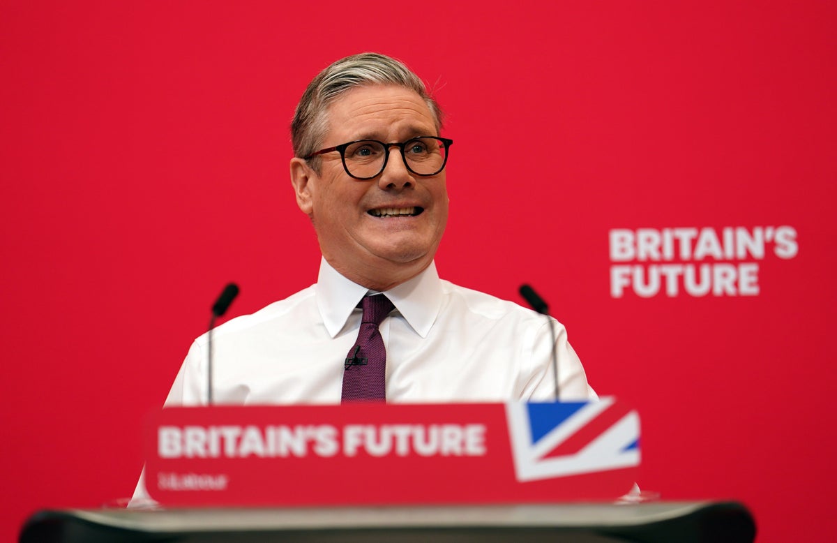 Keir Starmer accuses Tories of ‘beating the hope’ out of Britain as he kicks off election campaign