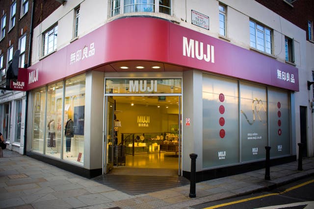 The European arm of Japanese clothing and homeware retailer Muji is set to appoint administrators (Alamy/PA)