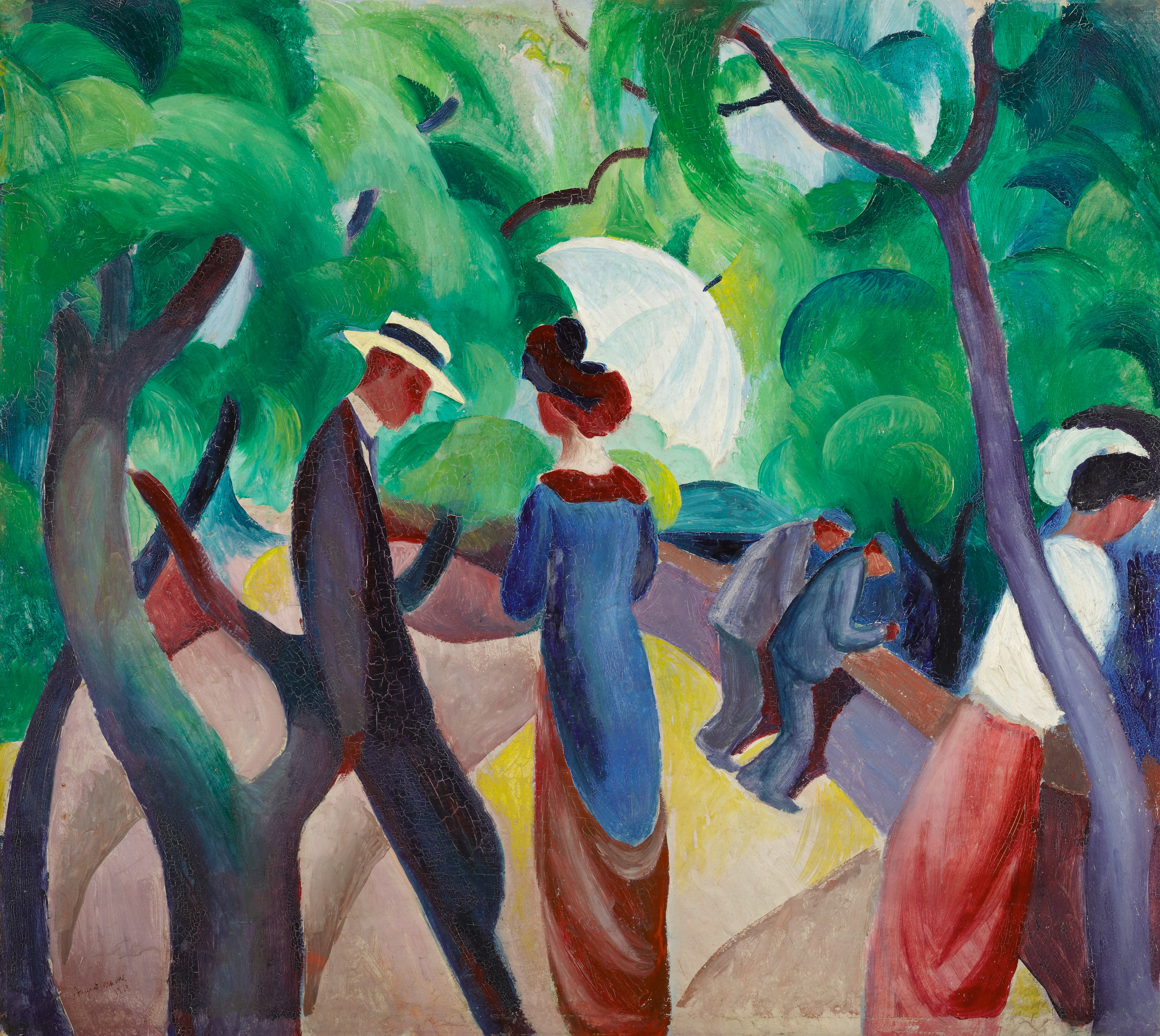 ‘Promenade’ by August Macke 1913