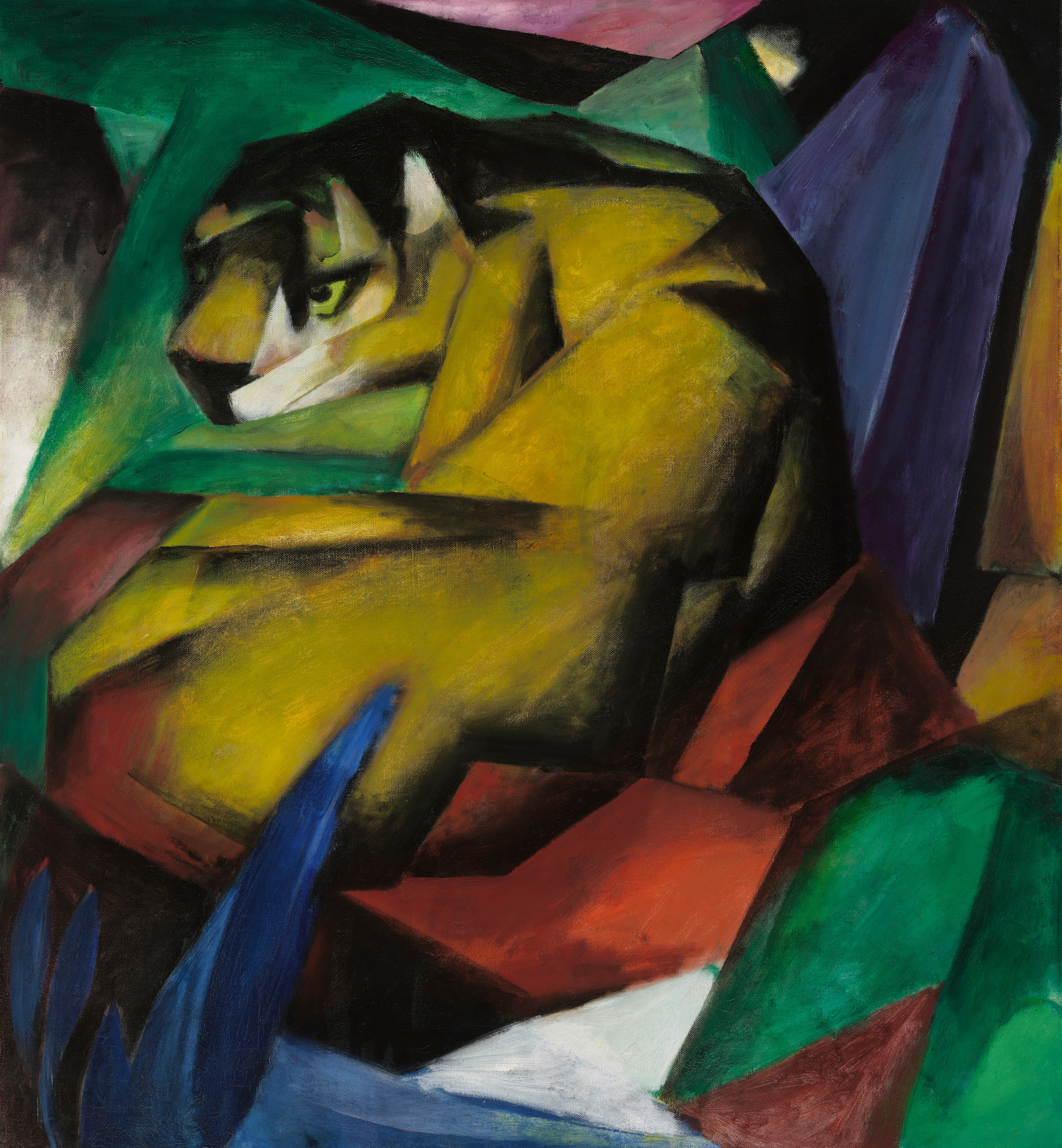 ‘Tiger’ by Franz Marc, 1912