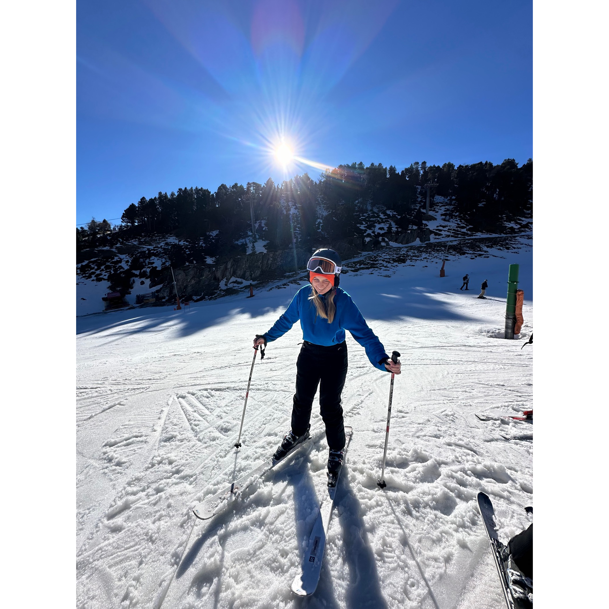 Standing still on skis – sometimes the hardest part