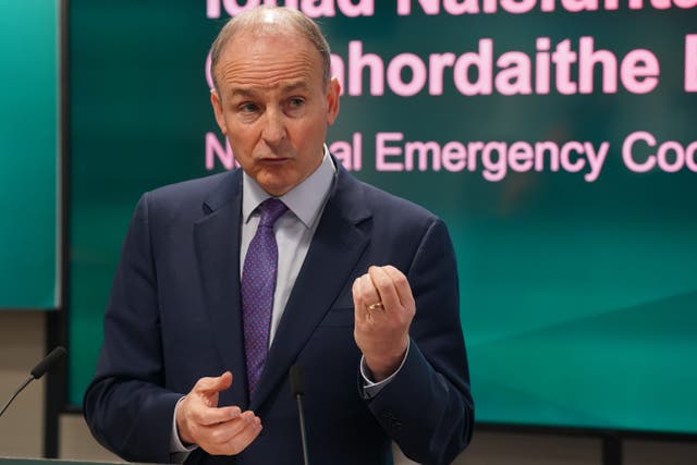 Micheal Martin made his comments at an event in Dublin (Brian Lawless/PA)