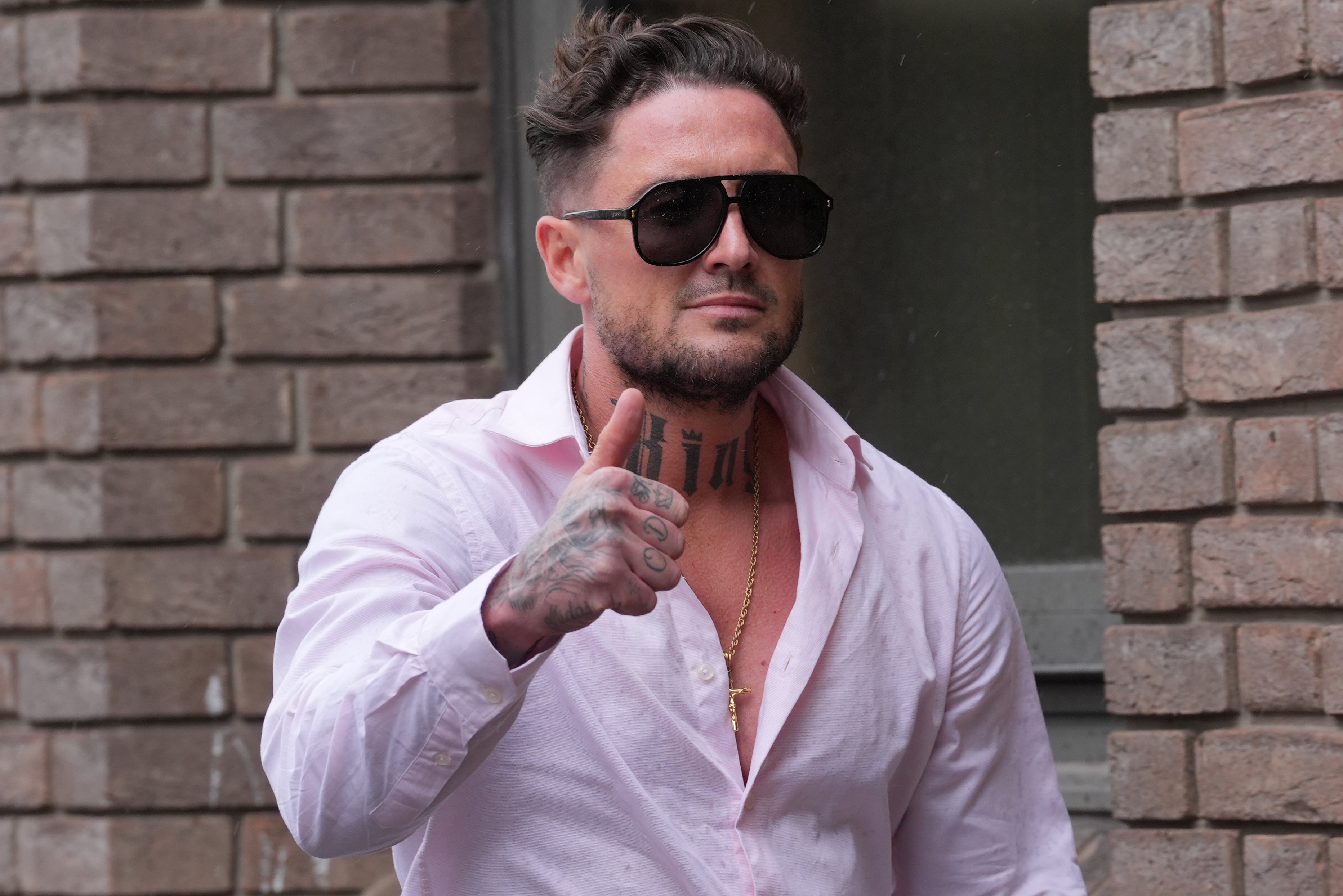 Stephen Bear arrives at Chelmsford Crown Court, Essex, for a confiscation hearing following his conviction for voyeurism