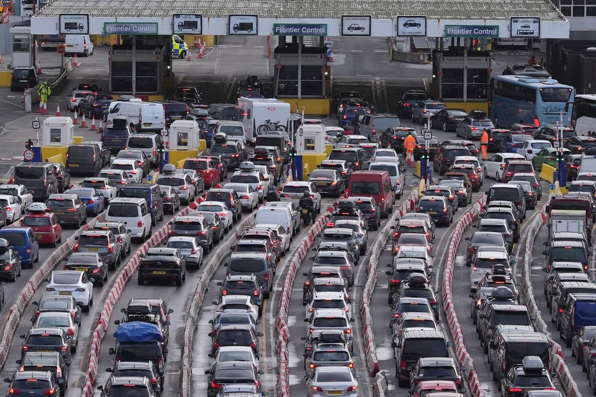 Bank holiday chaos as drivers face 20-mile queues and two-hour Dover delays – latest