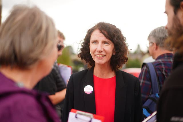 Anneliese Dodds said more women need to be in positions of power to help achieve equality (Victoria Jones/PA)