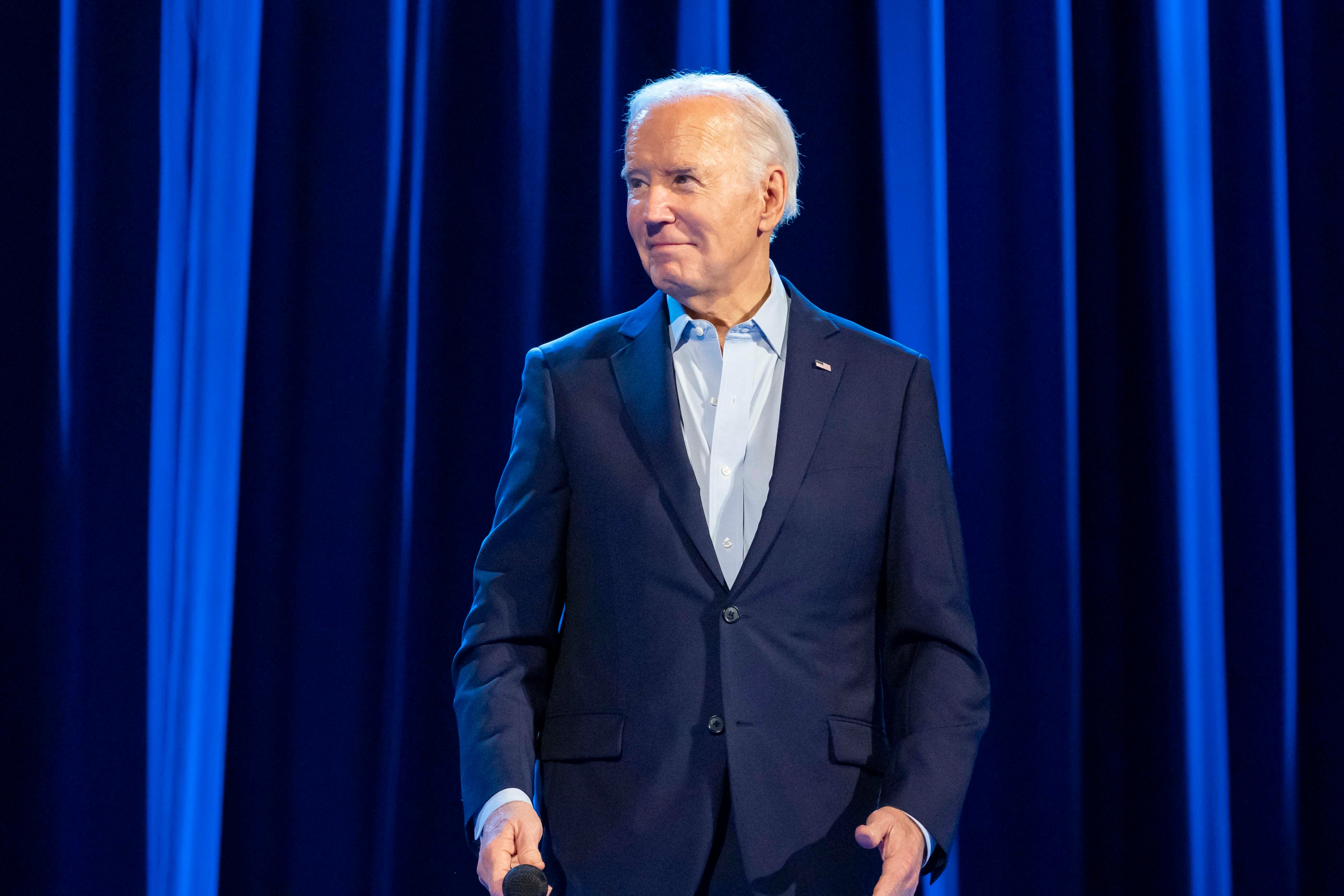 Joe Biden at the Los Angeles fundraiser