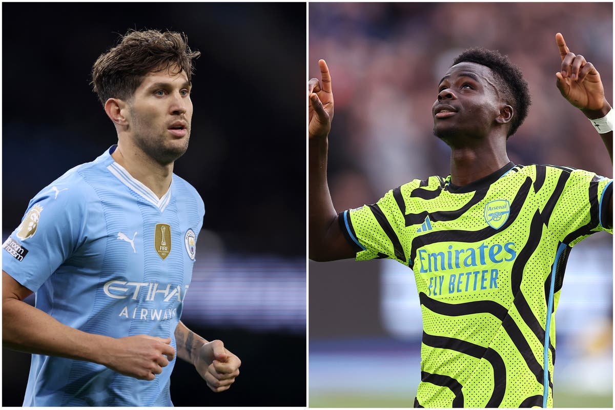 Manchester City vs Arsenal news including Bukayo Saka, Kyle Walker and John Stones updates