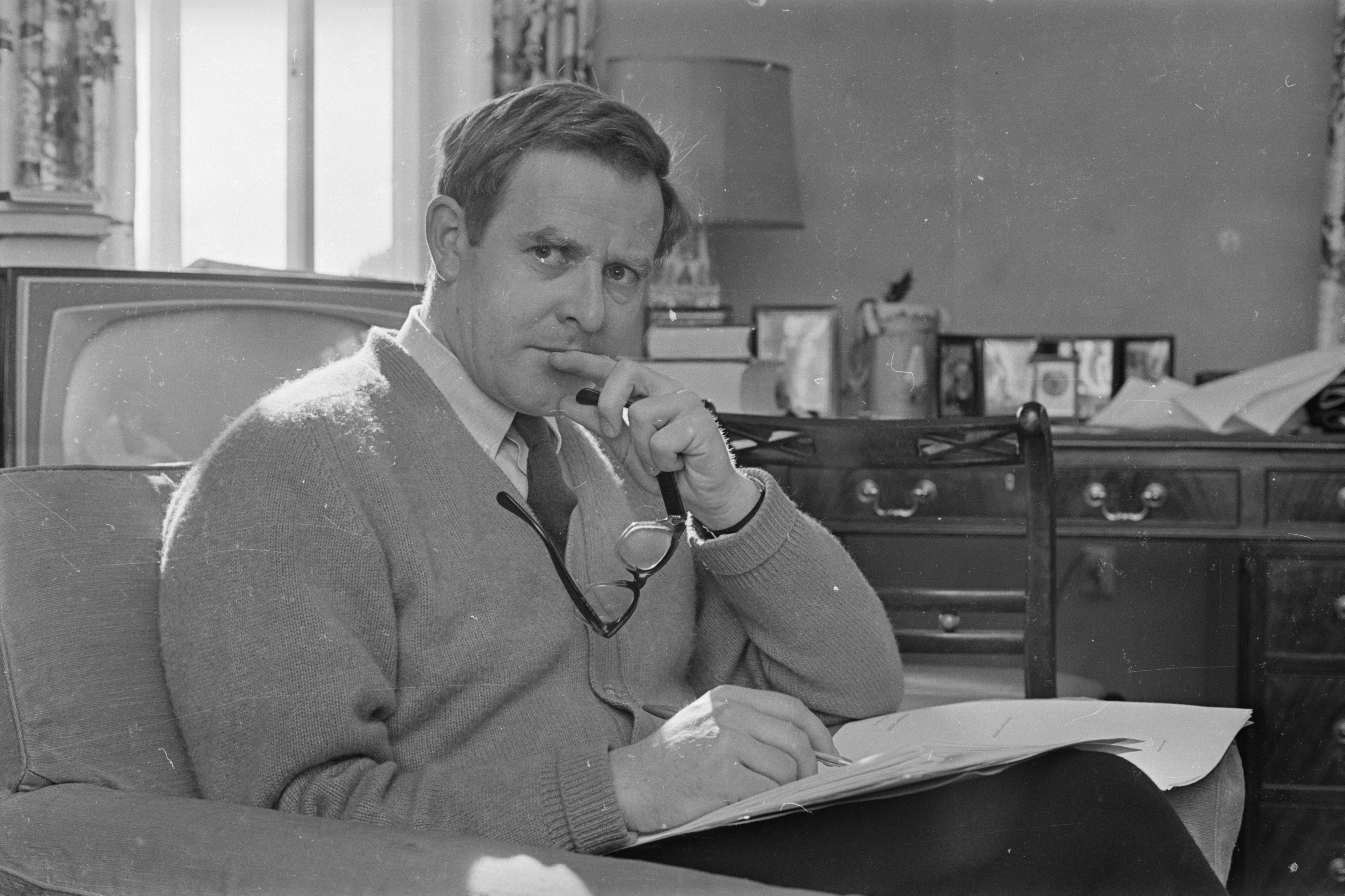 John le Carré in 1965, two decades before the publication of what was largely his autobiographical novel ‘A Perfect Spy’