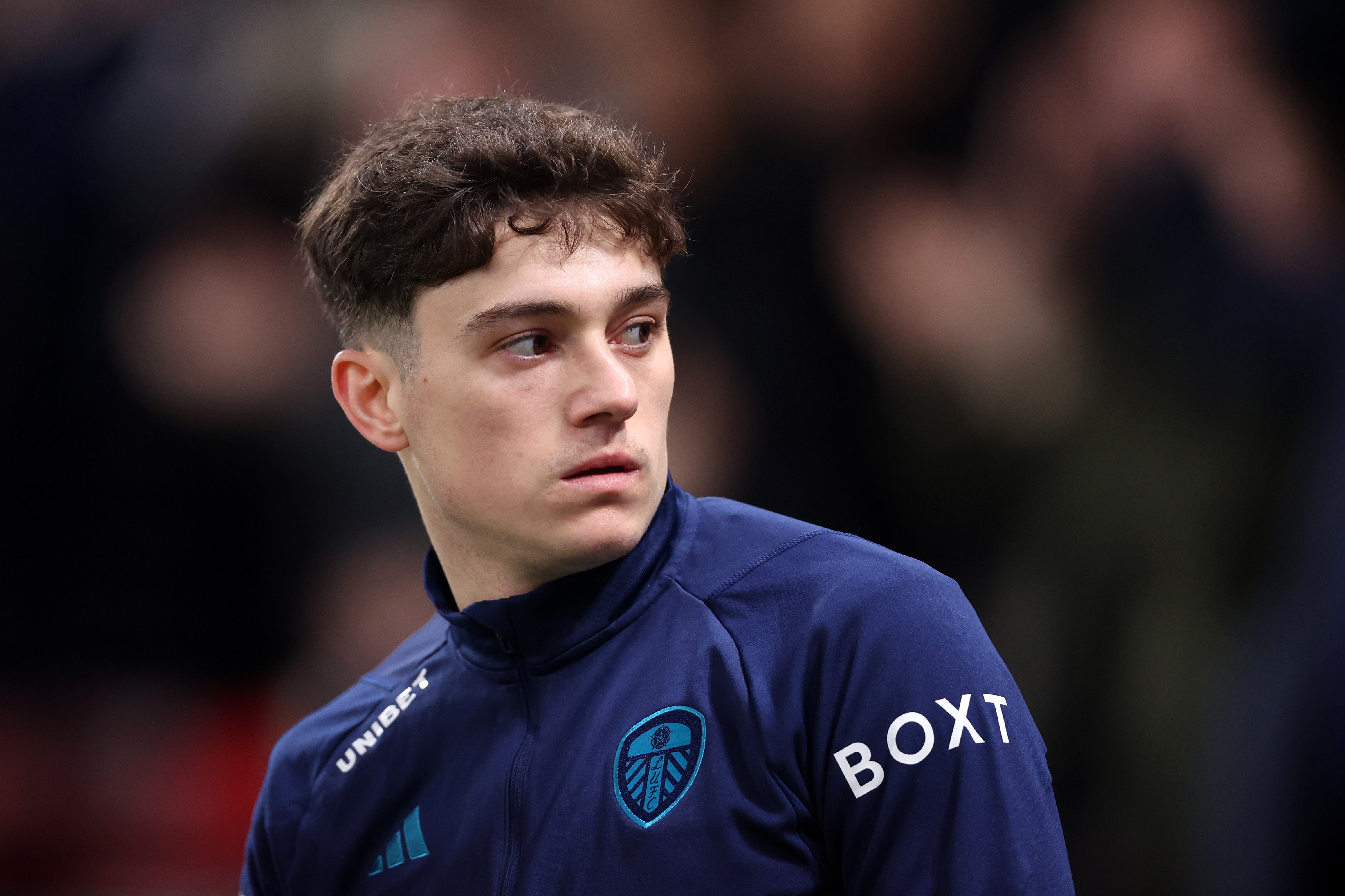 <p>Daniel James was named in the starting line up for Leeds</p>
