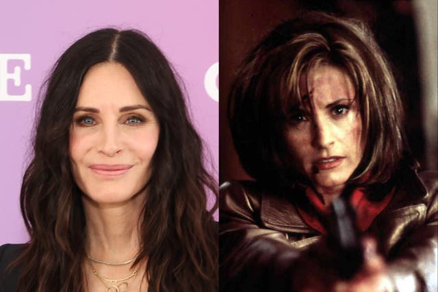 <p>Courteney Cox has played Gale Weathers in the Scream films since 1996</p>