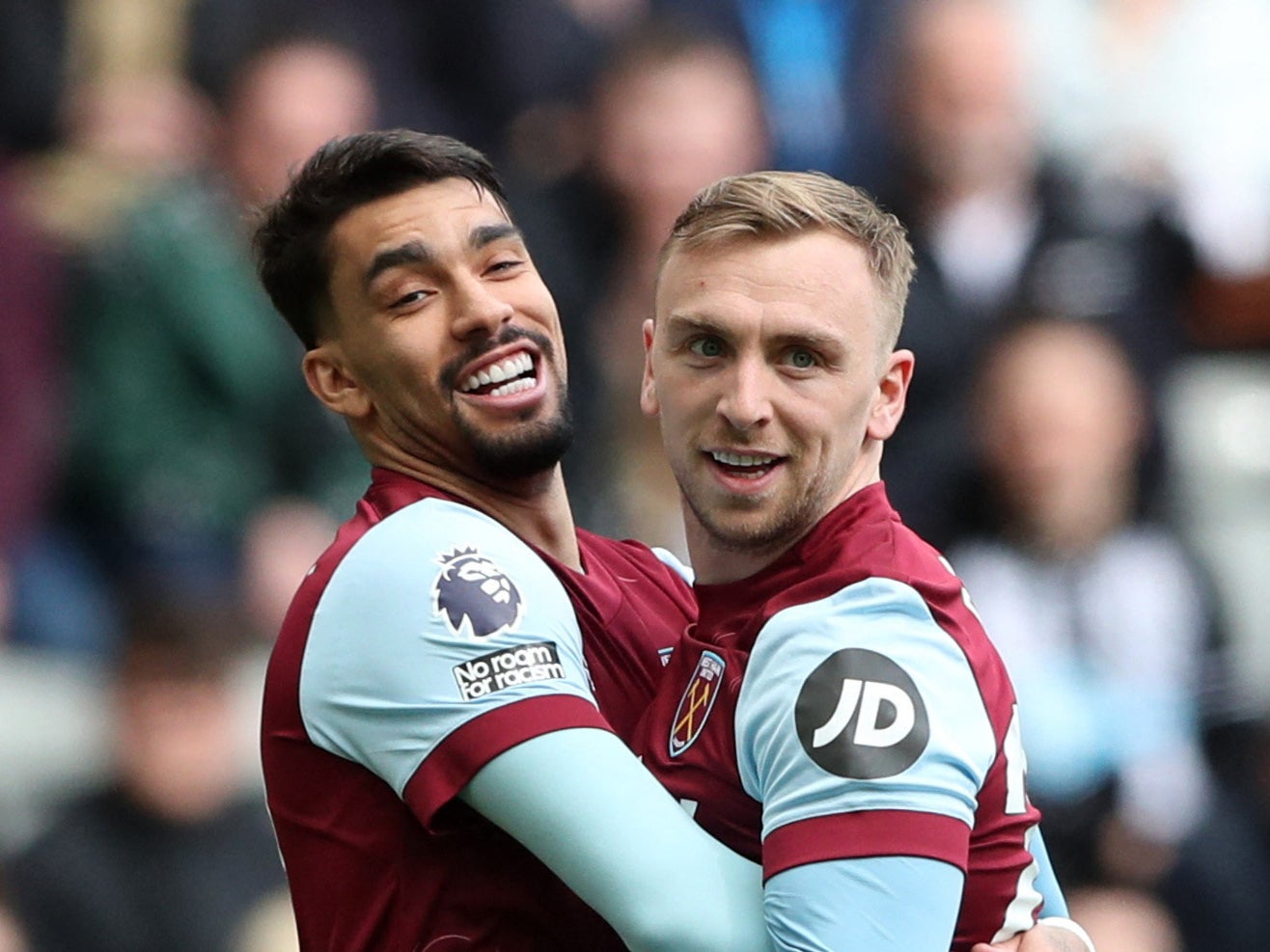 Jarrod Bowen (right) put West Ham 3-1 ahead three minutes after the break