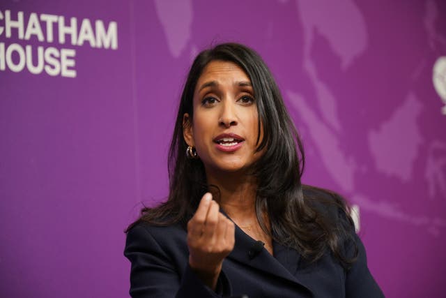 Claire Coutinho said Labour’s plans are ‘mad, bad and dangerous’ (Yui Mok/PA)