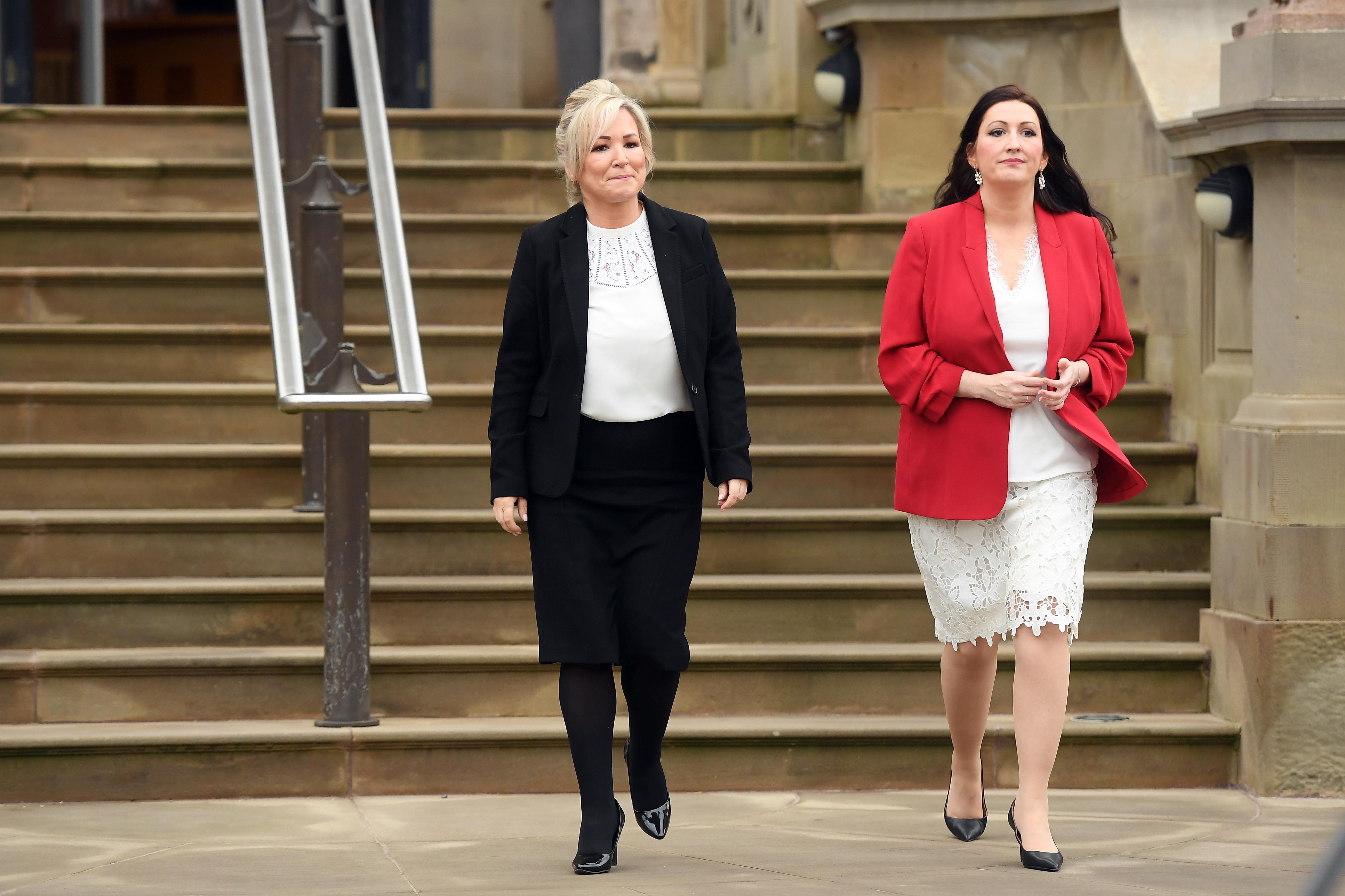 First Minister Michelle O’Neill (left) and Deputy First Minister Emma Little-Pengelly (PA).