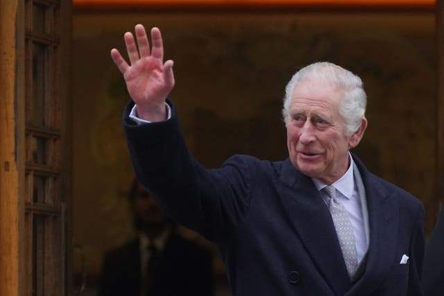 <p>The King will attend church on Sunday (Victoria Jones/PA)</p>