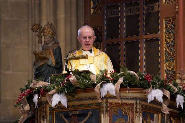 <p>The Archbishop of Canterbury Justin Welby will call for ‘love-in-action’ in his Easter sermon (Gareth Fuller/PA)</p>