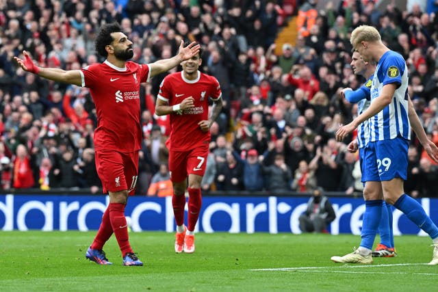 <p>Mo Salah snatched the winner for Liverpool </p>
