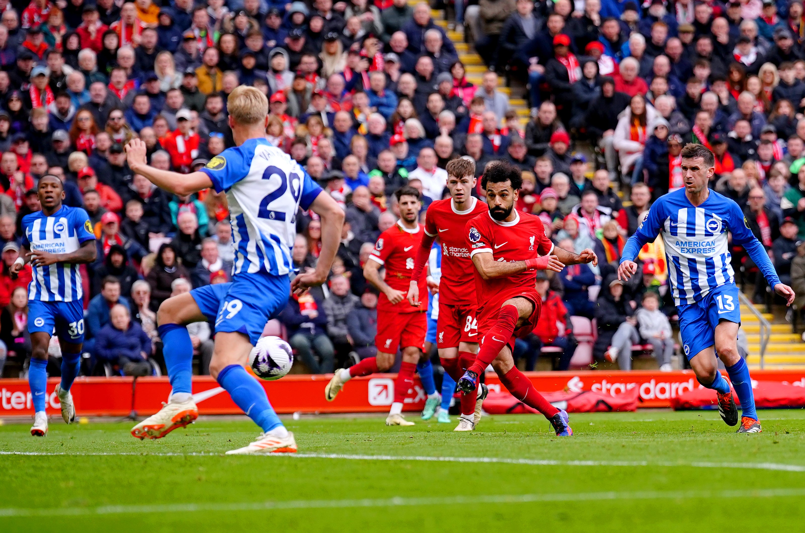 Mo Salah’s second half strike ensured Liverpool took all three points from the match