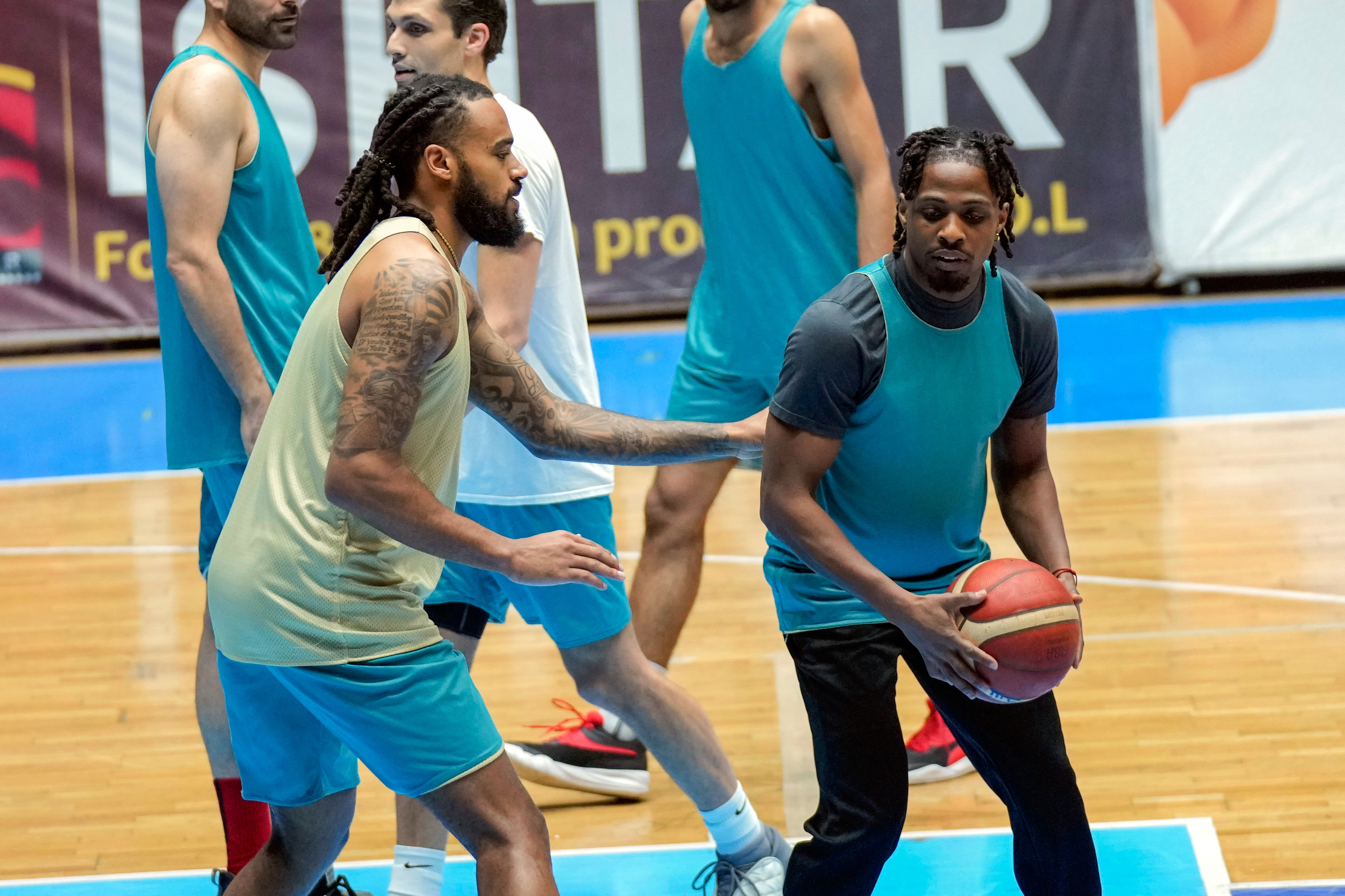 Iraq-US Players-Militia Basketball