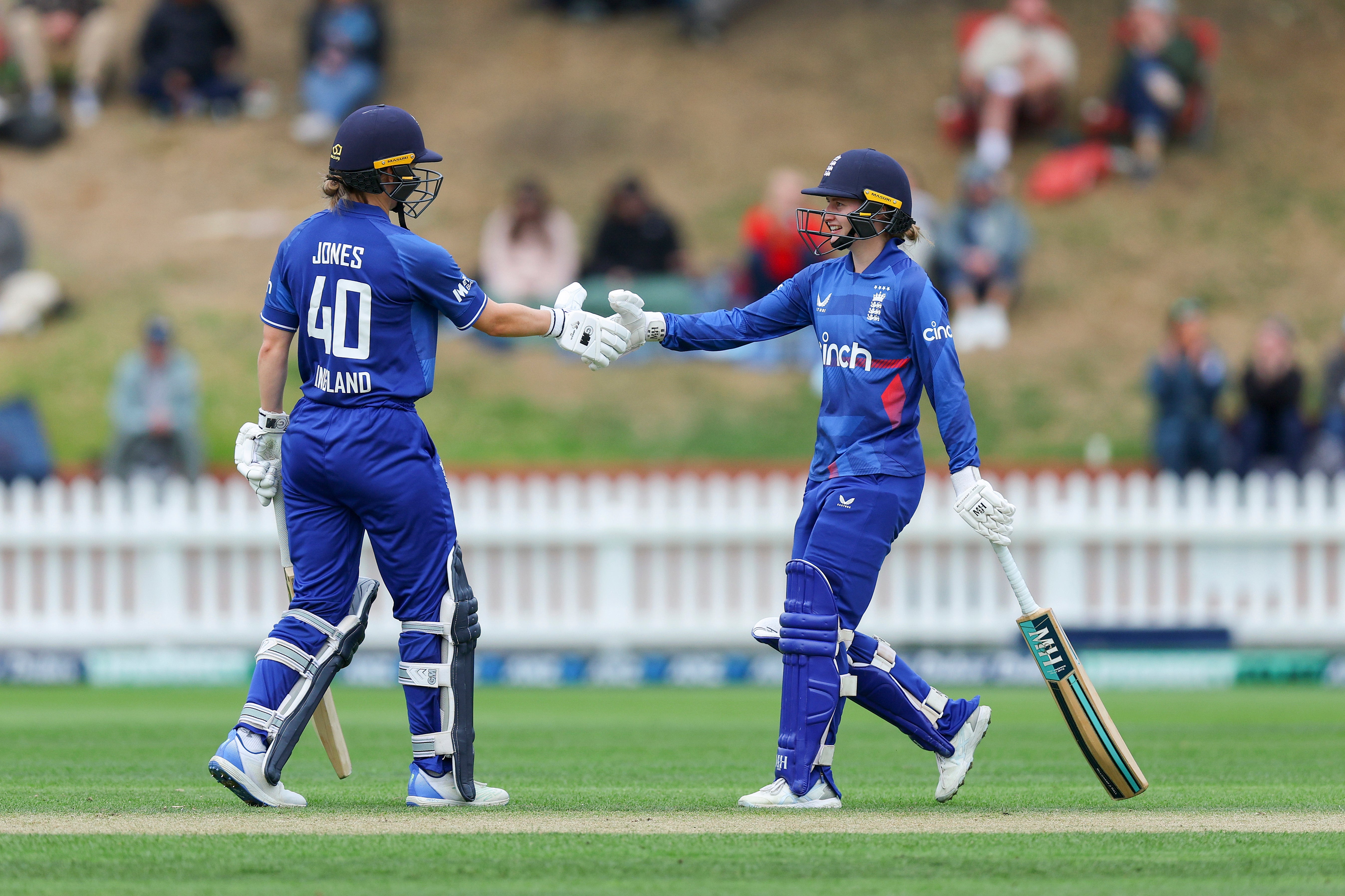 Amy Jones and Charlie Dean’s record partnership led England to victory in the first ODI