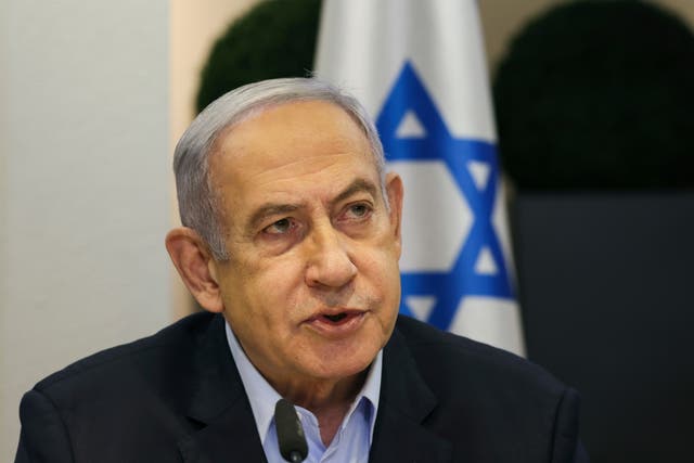 <p>Benjamin Netanyahu said the strike was unintentional </p>