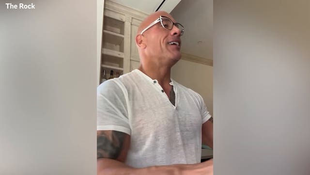<p>The Rock sings special song for seriously ill two-year-old girl battling brain disorder.</p>