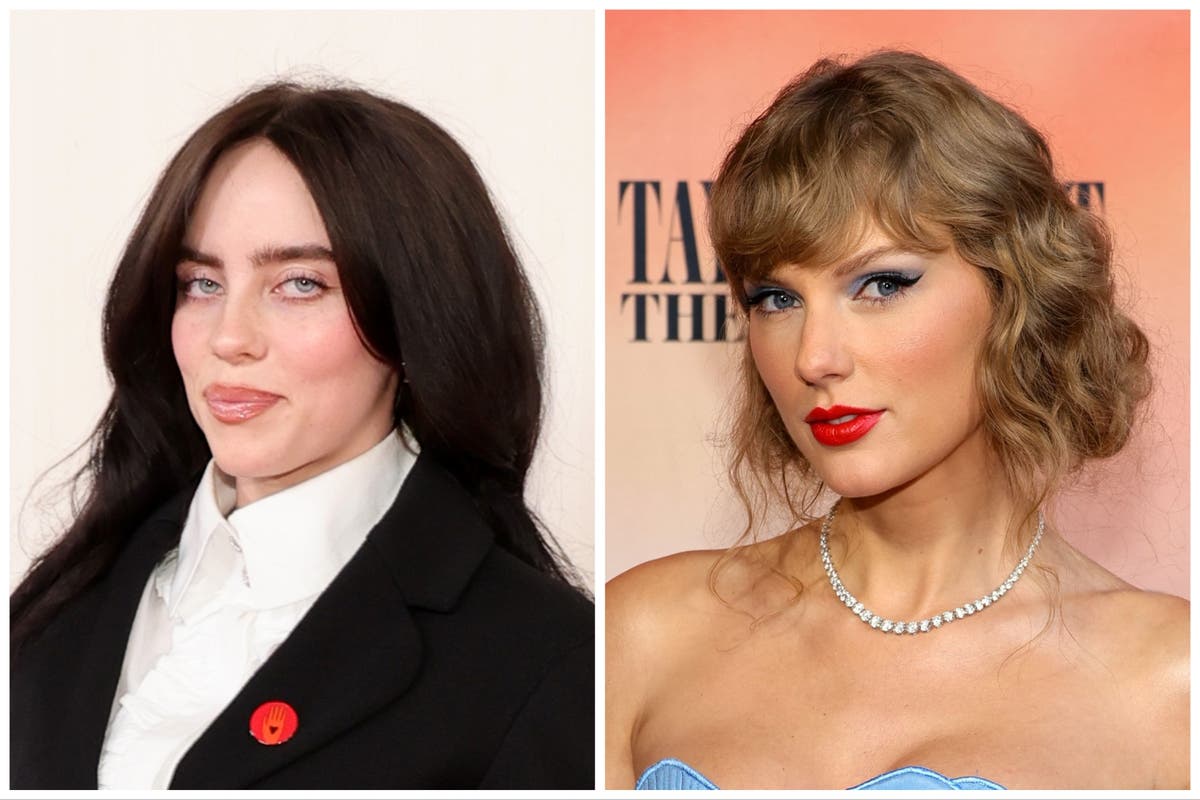 Billie Eilish clarifies whether vinyl packaging criticism was aimed at Taylor Swift