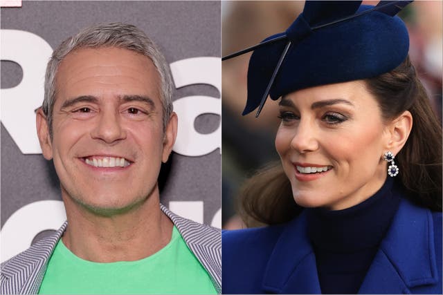 <p>Andy Cohen and Kate Middleton</p>