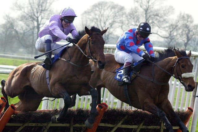 Valfonic ridden by AP McCoy (left) on the way to a record win (Rui Vieira/PA)