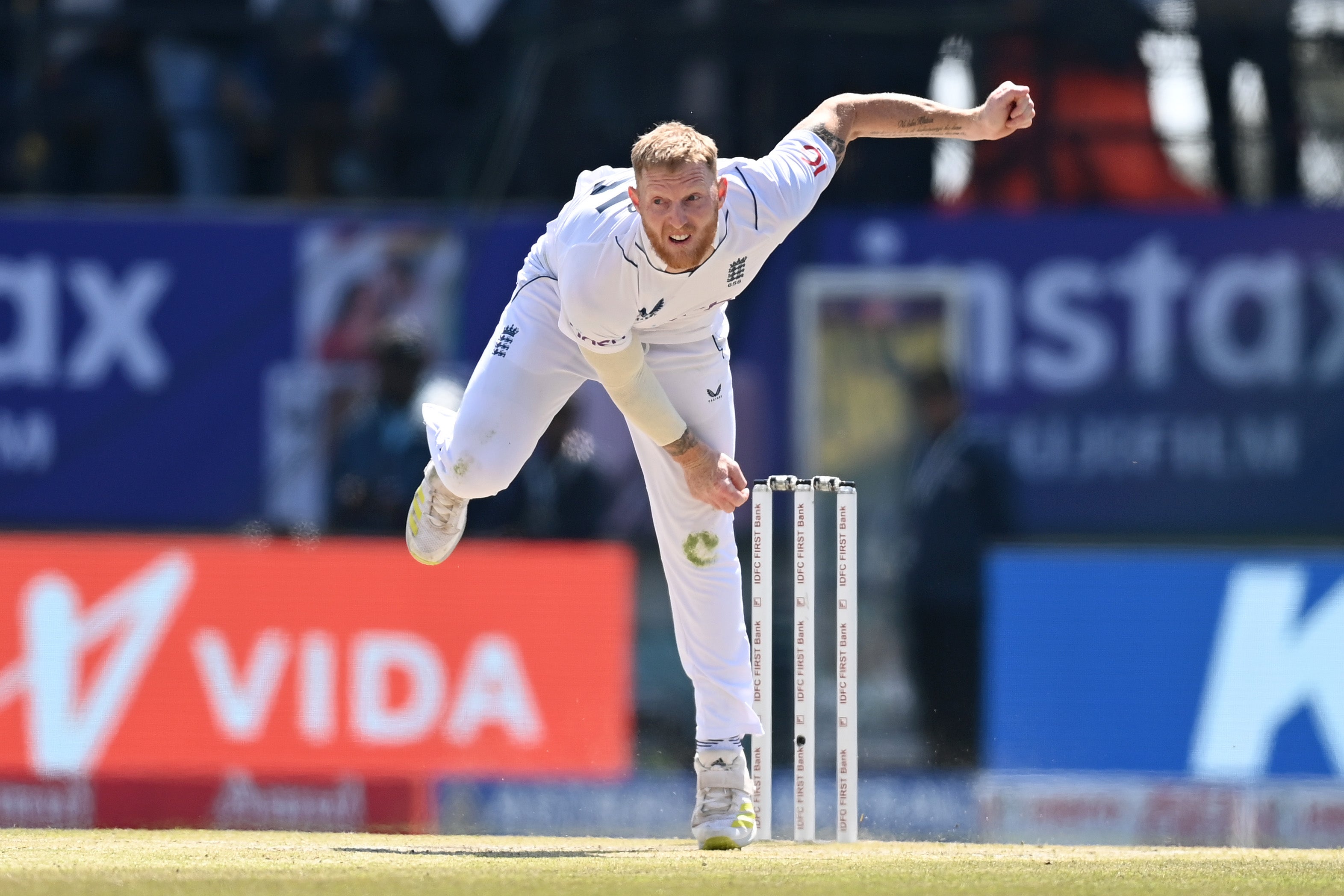 Ben Stokes only returned to bowling in the fifth Test of the series against India