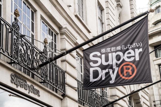 Shares in Superdry have plunged to a fresh all-time low (Ian West/PA)