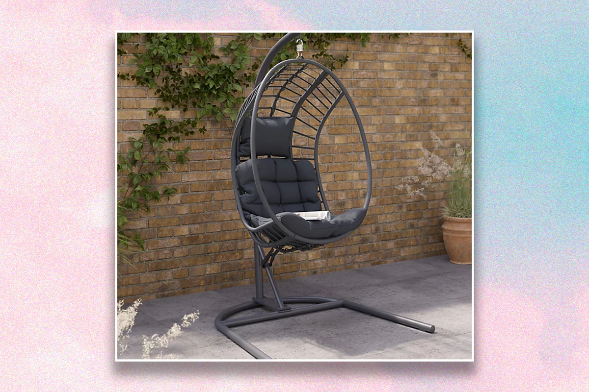 This hanging egg chair from B&Q is only £150