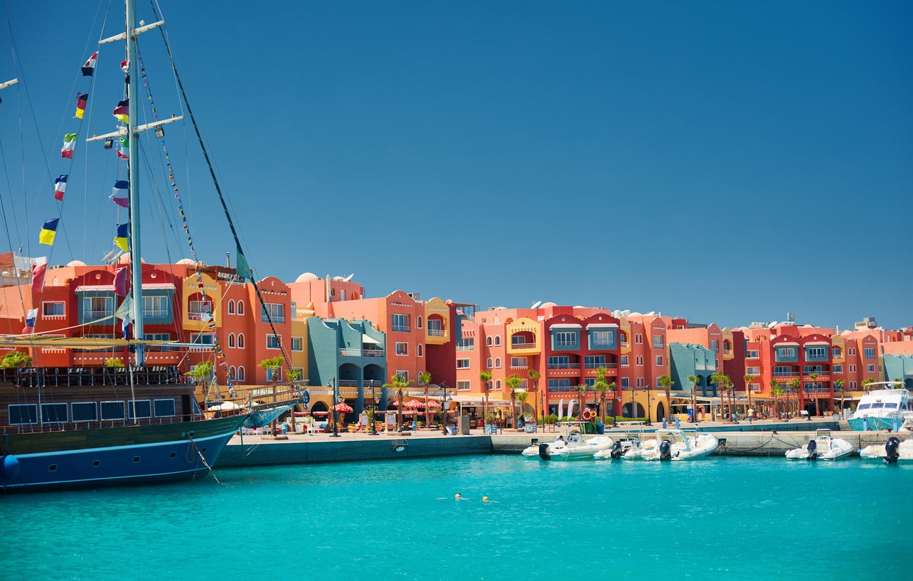 Hurghada’s marina project was completed in the early 2000s