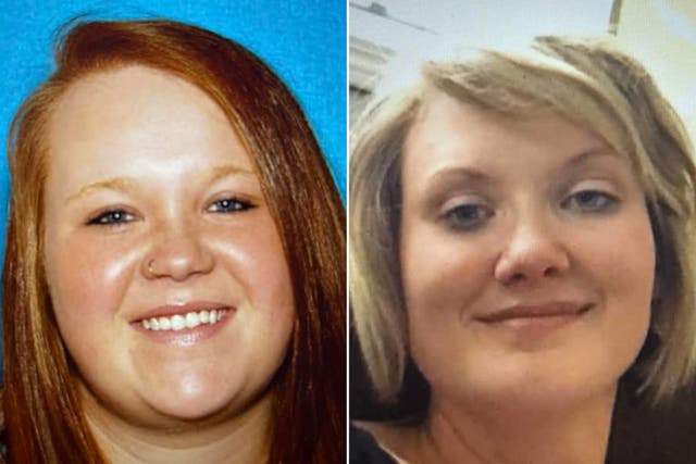 <p>Veronica Butler, 27, and Jilian Kelley, 39, were on their way to pick up children when they disappeared</p>