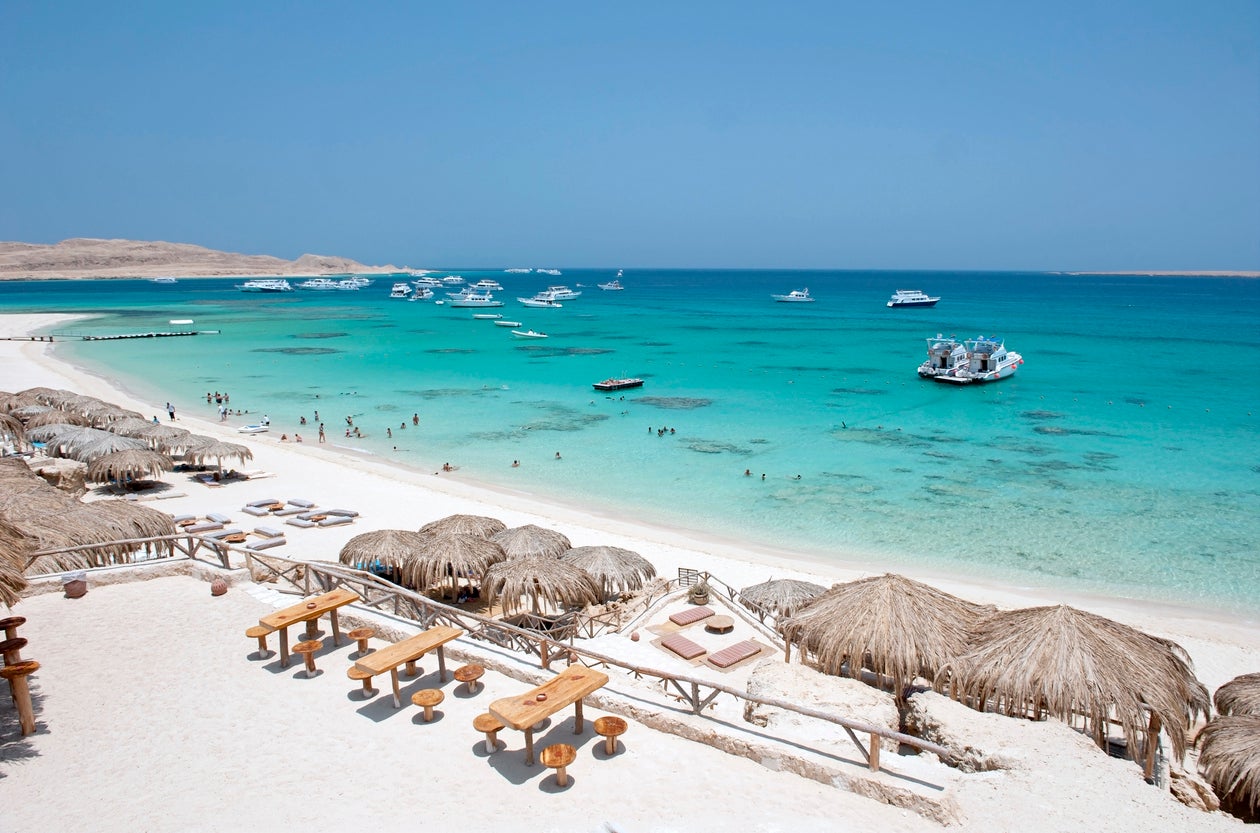 Some of Hurghada’s beaches charge a small access fee of around ?1