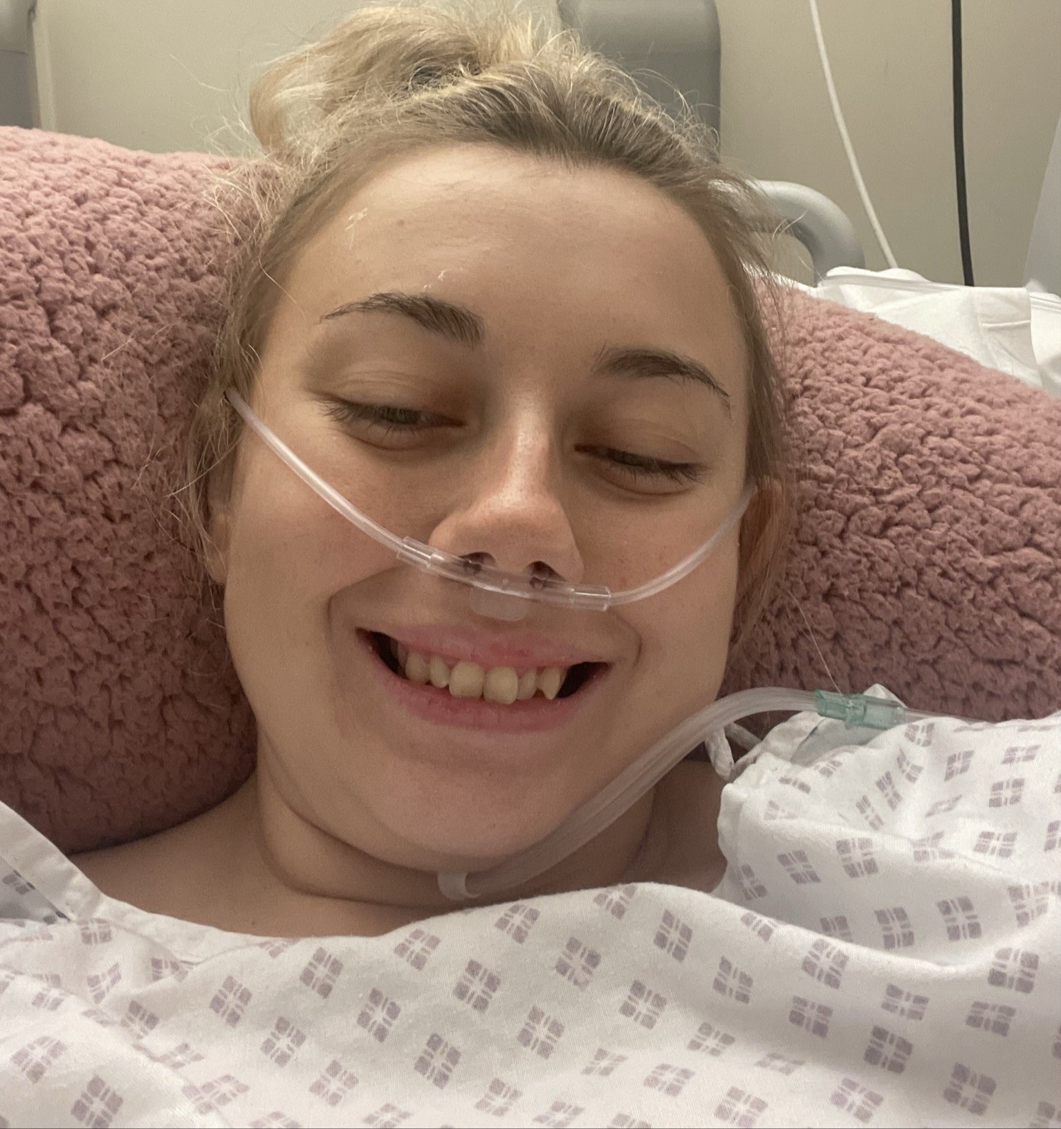 Emma Colledge, from Durham, was diagnosed with stage three ovarian cancer in September 2022 after scans showed she had a 30-centimeter cyst