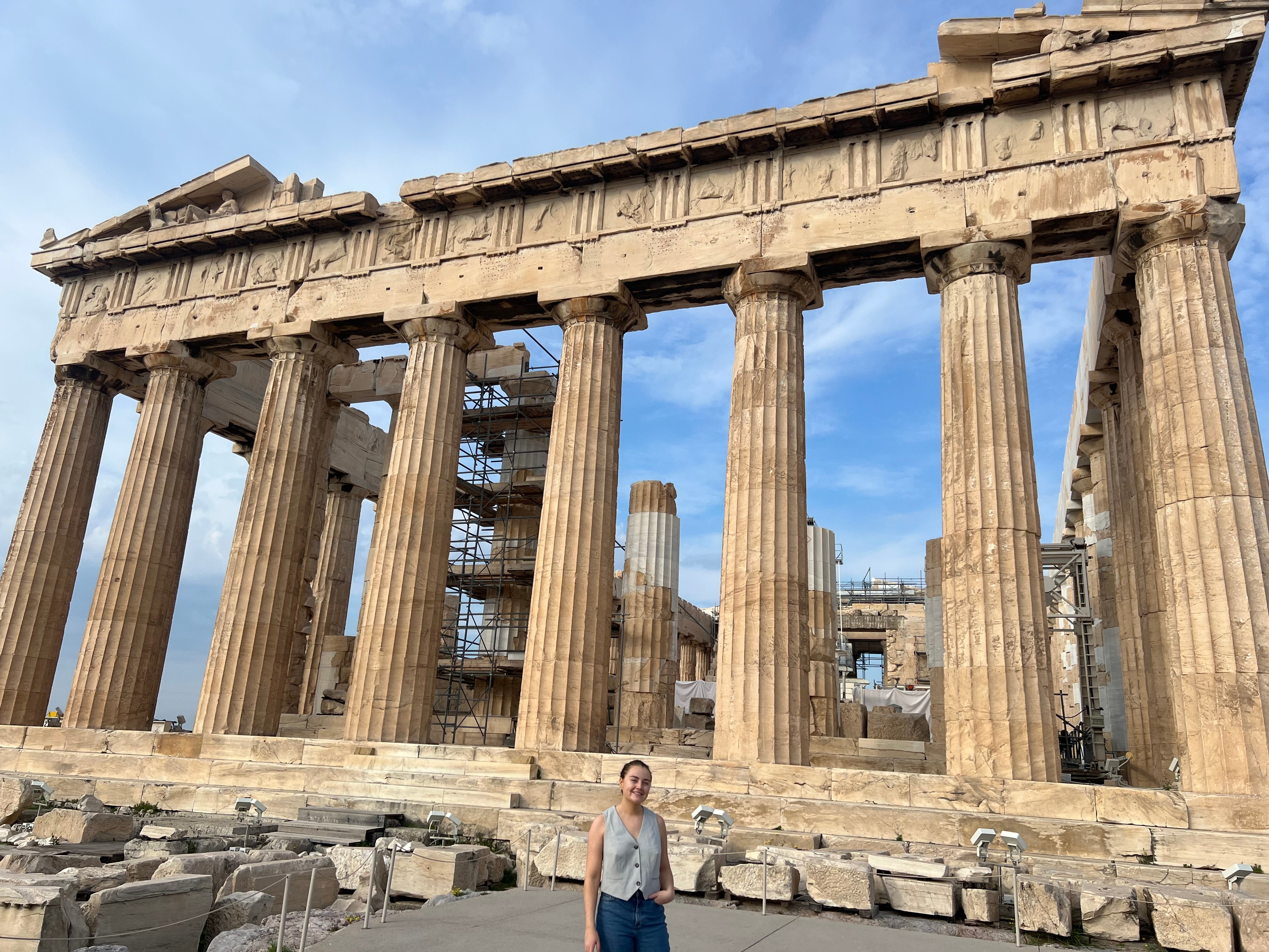 Visiting the Acropolis, visible throughout Athens, is a must for every visitor