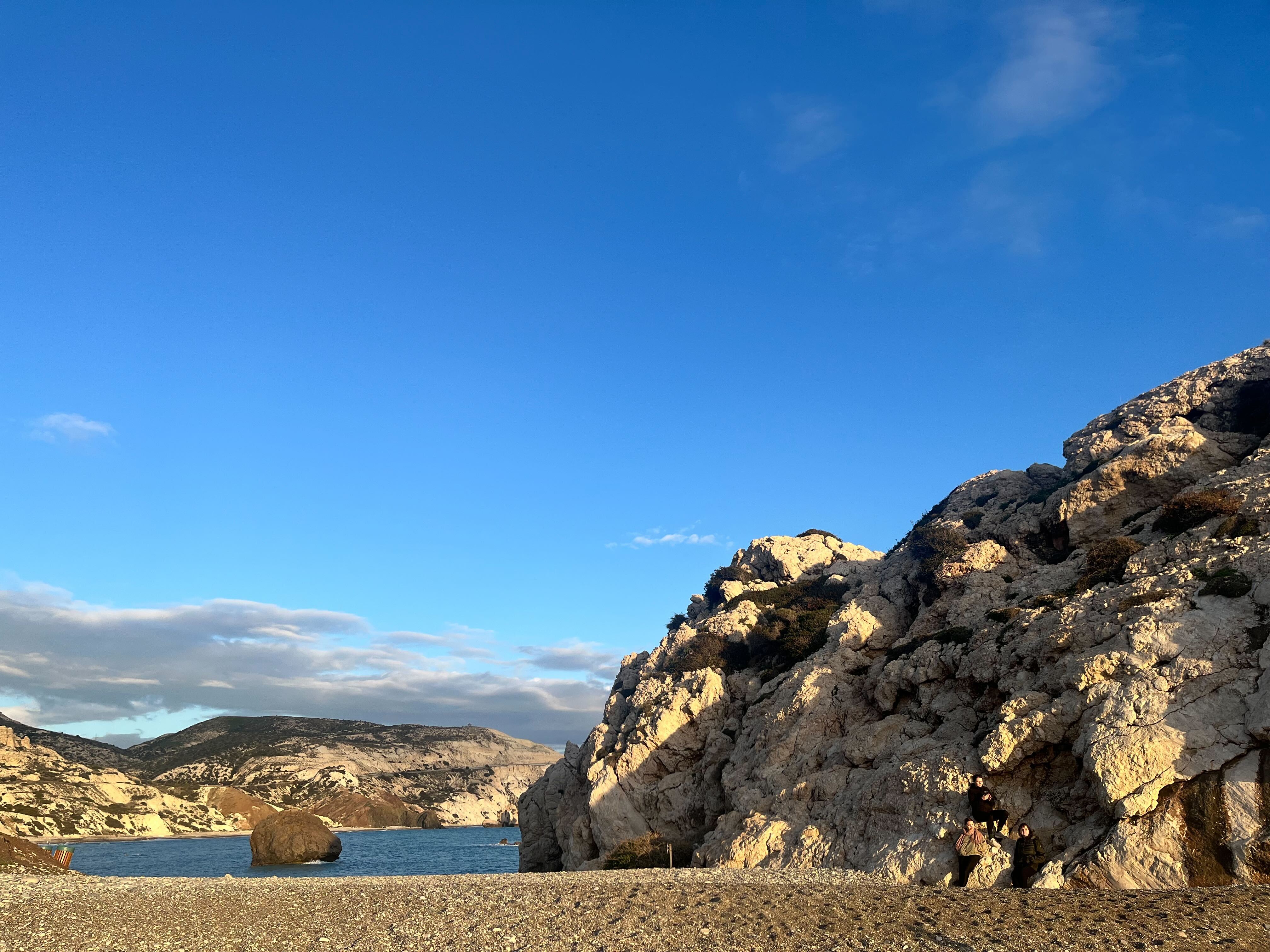 Aphrodite’s Rock, mythological birthplace of the goddess, is best viewed at sunset