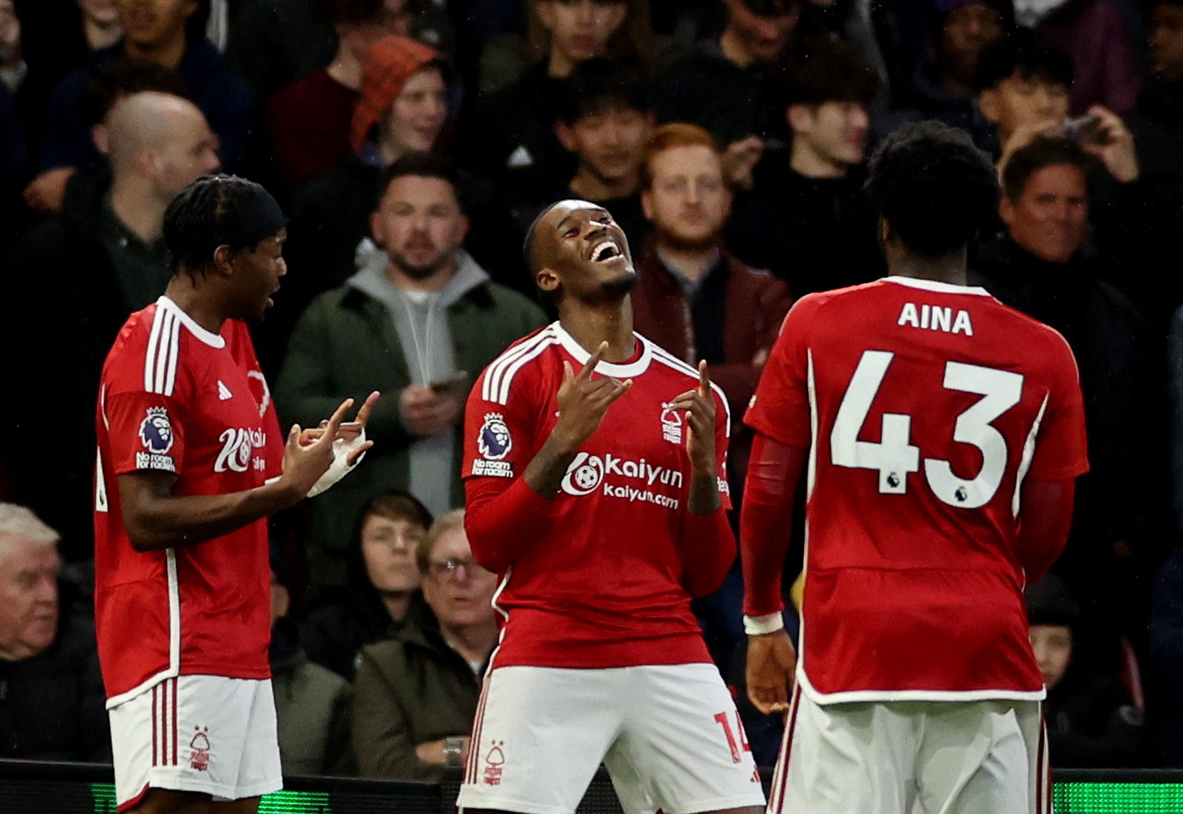 Hudson-Odoi opened the scoring for Forest