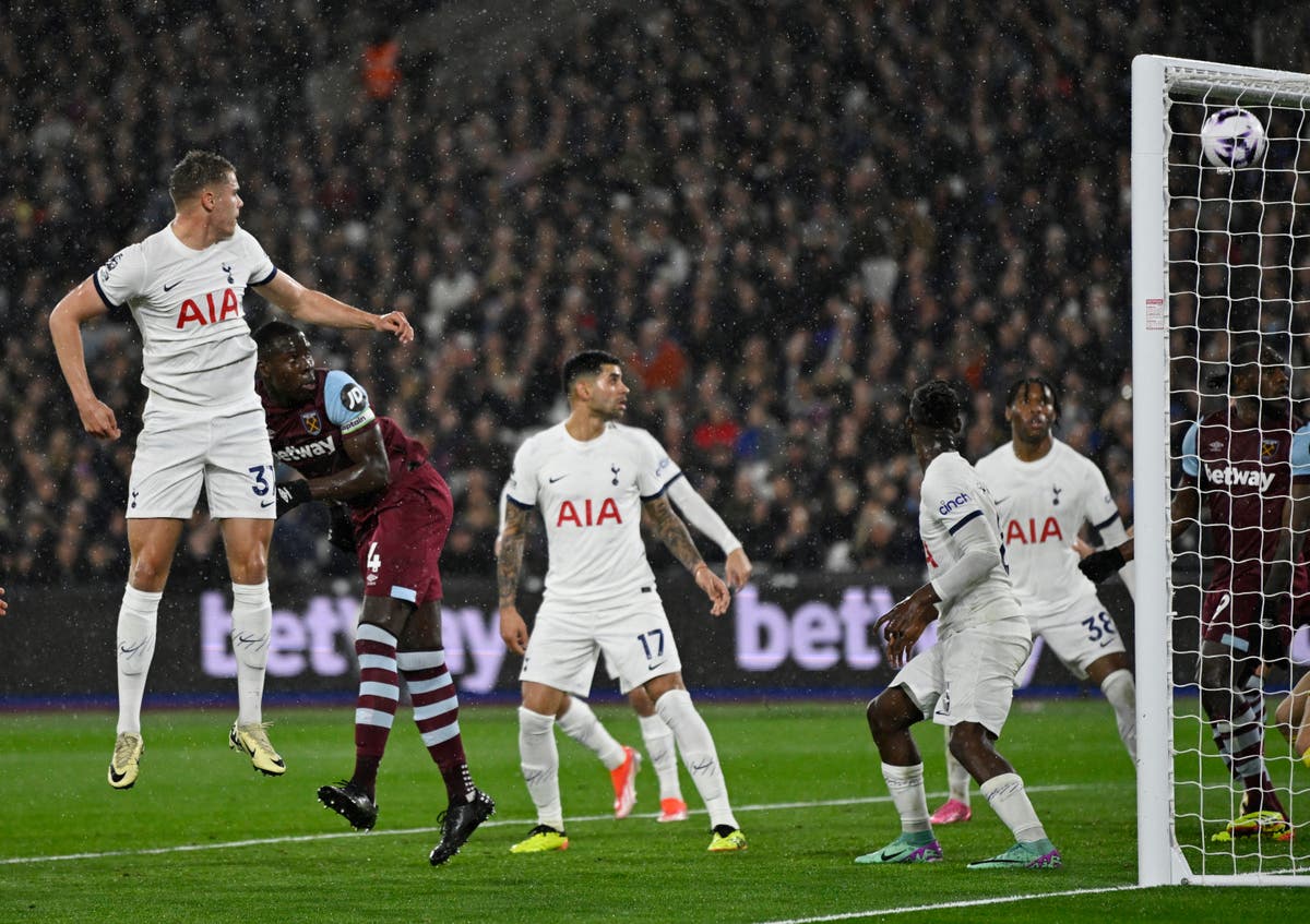 West Ham vs Tottenham LIVE: Premier League result and final score after frantic end to London derby