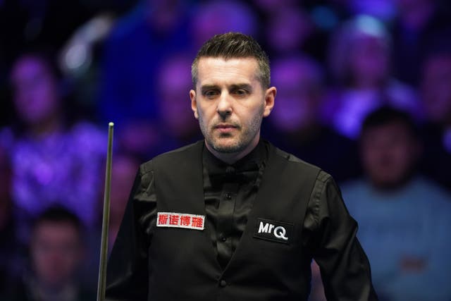 Mark Selby was not a happy man (Mike Egerton/PA)
