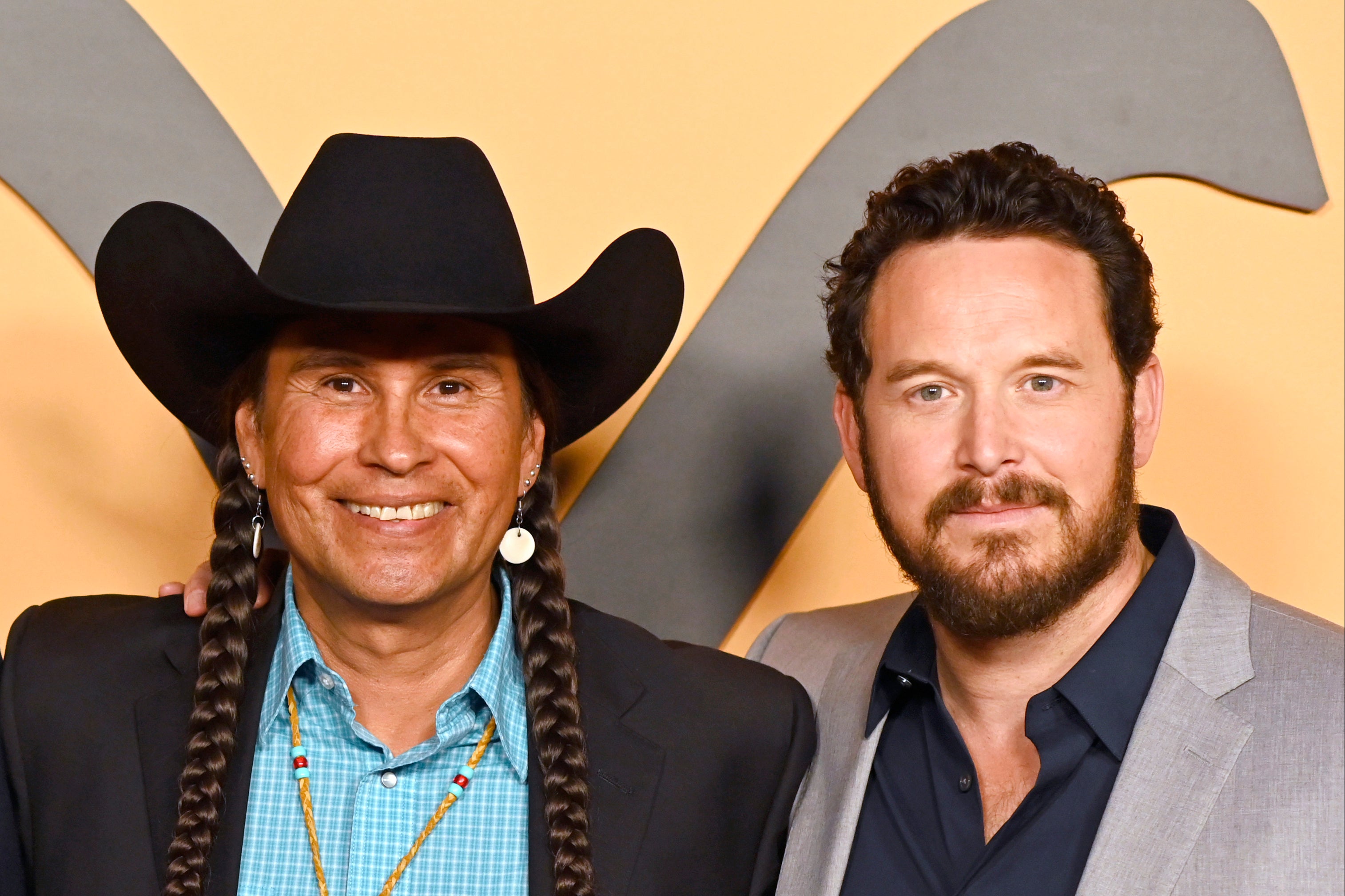 ‘Yellowstone’ stars Mo Brings Plenty and Cole Hauser in 2019